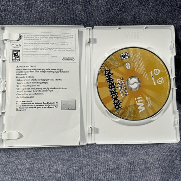 Rock Band: Country‎ Track Pack Game (Nintendo Wii, 2009) Complete In Box - Picture 3 of 3